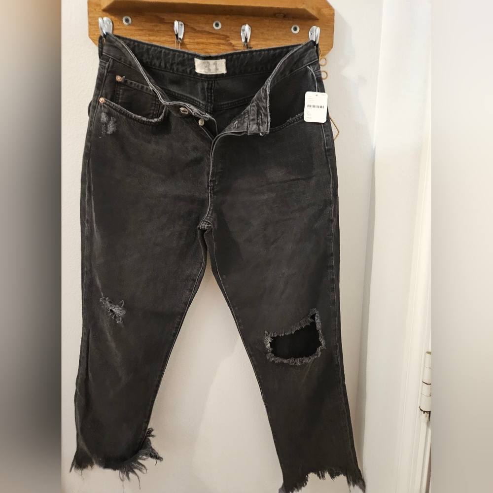 FREE PEOPLE CROP JEANS
